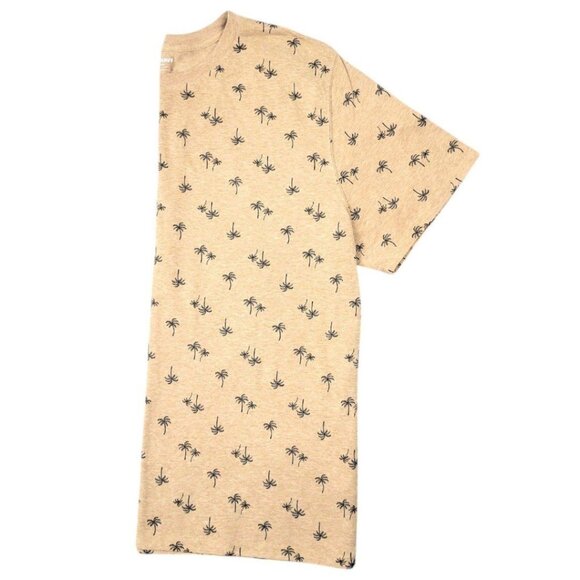 Men's XXL Old Navy Soft-Washed T-Shirt -Trendy Brown Hawaiian Palm Tree Design - Picture 7 of 12